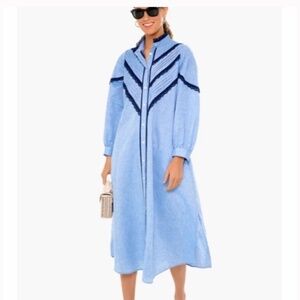 Tuckernuck Jolene Chambray Midi Dress NWOT Size Small